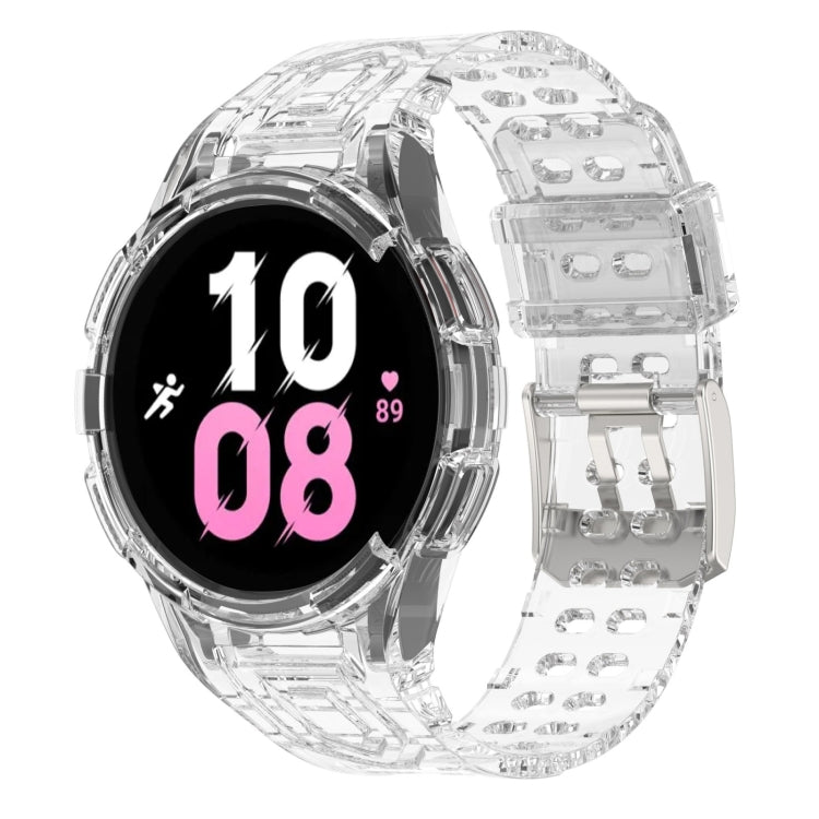 Armor 一體成型 TPU 雙針扣智能手錶錶帶，適用於 Samsung Galaxy Watch5 40mm，Samsung Galaxy Watch5 44mm，Samsung Galaxy Watch4 44mm