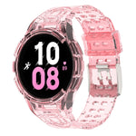 Armor 一體成型 TPU 雙針扣智能手錶錶帶，適用於 Samsung Galaxy Watch5 40mm，Samsung Galaxy Watch5 44mm，Samsung Galaxy Watch4 44mm