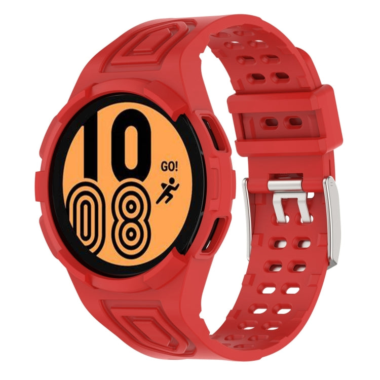 Armor 一體成型 TPU 雙針扣智能手錶錶帶，適用於 Samsung Galaxy Watch5 40mm，Samsung Galaxy Watch5 44mm，Samsung Galaxy Watch4 44mm