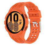 Armor 一體成型 TPU 雙針扣智能手錶錶帶，適用於 Samsung Galaxy Watch5 40mm，Samsung Galaxy Watch5 44mm，Samsung Galaxy Watch4 44mm