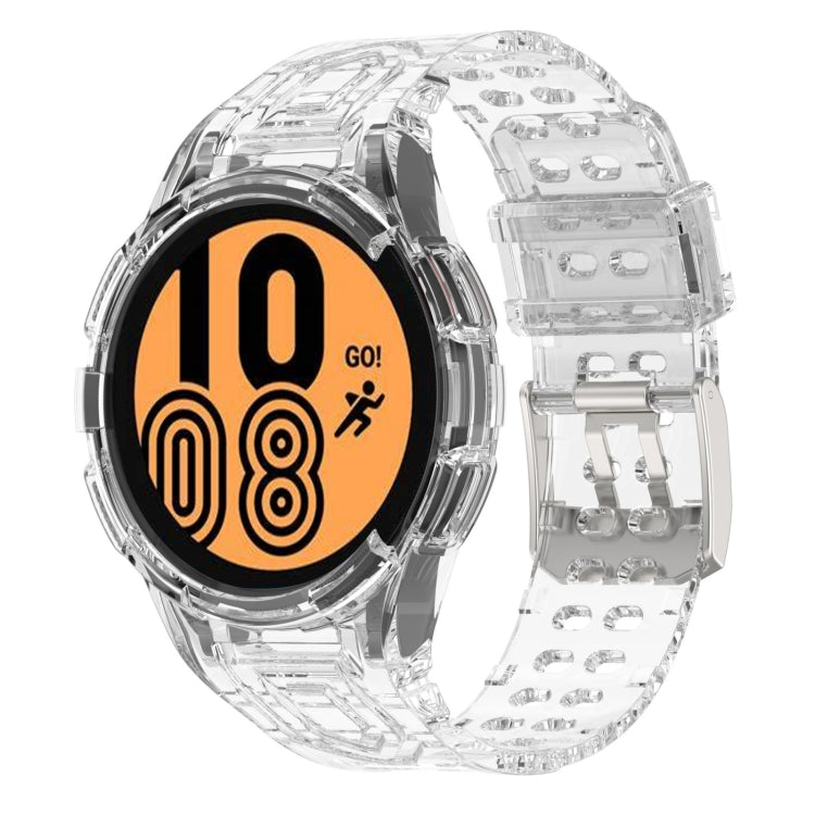 Armor 一體成型 TPU 雙針扣智能手錶錶帶，適用於 Samsung Galaxy Watch5 40mm，Samsung Galaxy Watch5 44mm，Samsung Galaxy Watch4 44mm