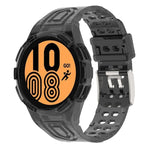 Armor 一體成型 TPU 雙針扣智能手錶錶帶，適用於 Samsung Galaxy Watch5 40mm，Samsung Galaxy Watch5 44mm，Samsung Galaxy Watch4 44mm