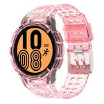 Armor 一體成型 TPU 雙針扣智能手錶錶帶，適用於 Samsung Galaxy Watch5 40mm，Samsung Galaxy Watch5 44mm，Samsung Galaxy Watch4 44mm
