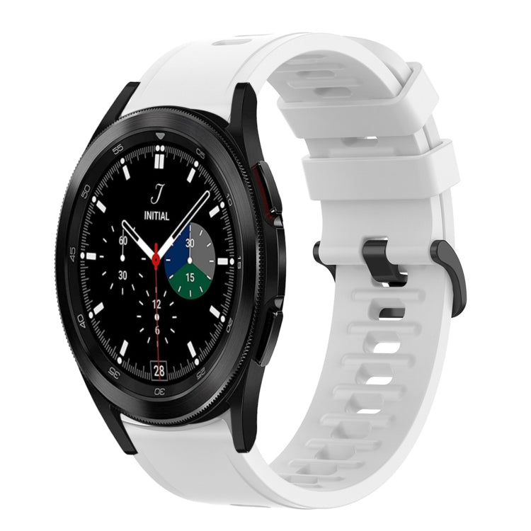 20mm 純色柔軟矽膠錶帶，適用於 Samsung Galaxy Watch 4 40mm，適用於 Samsung Galaxy Watch 4 Classic 42mm，適用於 Samsung Galaxy Watch 4 Classic 46mm，適用於 Samsung Galaxy Watch Active 2 40mm