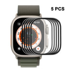 ENKAY Apple Watch Ultra / Ultra 2 / Ultra 3 49mm 專用 3D 軟性 PC 邊緣 PMMA 螢幕保護膜，1 片裝、2 片裝、5 片裝、10 片裝