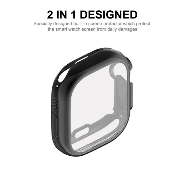 ENKAY 電鍍軟 TPU 保護殼附螢幕保護膜，適用於 Apple Watch Ultra 3 / 2 / 1 49mm