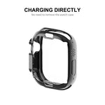 ENKAY 電鍍軟 TPU 保護殼附螢幕保護膜，適用於 Apple Watch Ultra 3 / 2 / 1 49mm