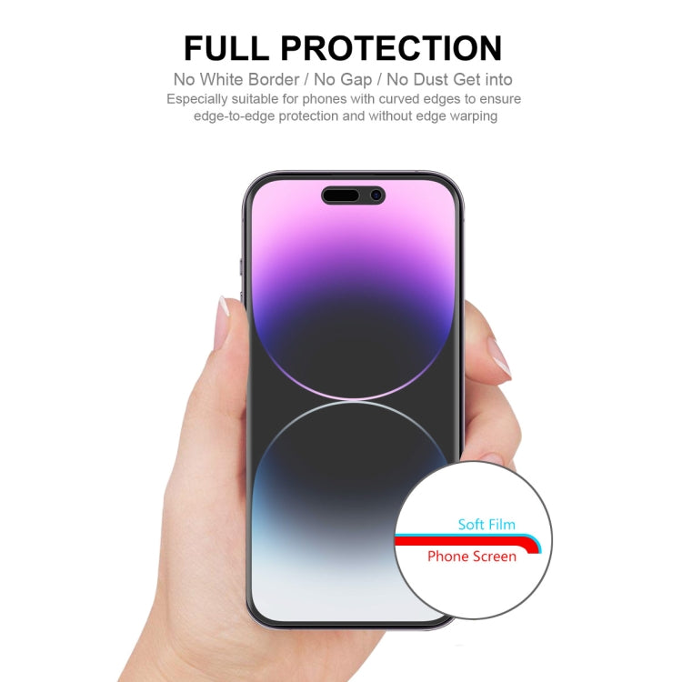 ENKAY iPhone 14 Pro 專用全膠防爆水凝膜，1 片裝、2 片裝、5 片裝、10 片裝