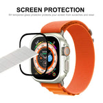 適用於 Apple Watch Ultra 3 / 2 / 1 49mm ENKAY 2 合 1 PC 保護殼 + 全覆蓋 9H 鋼化玻璃膜