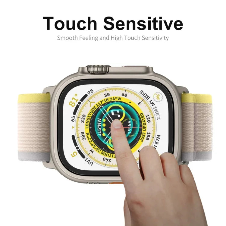 適用於 Apple Watch Ultra 1 / 2 / 3 49mm ENKAY 0.2mm 9H 鋼化玻璃錶膜，1 件裝，2 件裝，5 件裝，10 件裝