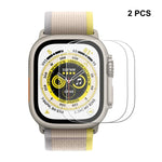 適用於 Apple Watch Ultra 1 / 2 / 3 49mm ENKAY 0.2mm 9H 鋼化玻璃錶膜，1 件裝，2 件裝，5 件裝，10 件裝