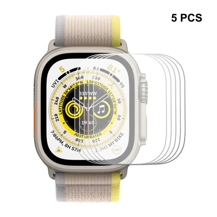 適用於 Apple Watch Ultra 1 / 2 / 3 49mm ENKAY 0.2mm 9H 鋼化玻璃錶膜，1 件裝，2 件裝，5 件裝，10 件裝