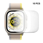 適用於 Apple Watch Ultra 1 / 2 / 3 49mm ENKAY 0.2mm 9H 鋼化玻璃錶膜，1 件裝，2 件裝，5 件裝，10 件裝