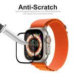 適用於 Apple Watch Ultra 1 / 2 / 3 49mm ENKAY 9H 全覆蓋鋼化玻璃錶膜，1 件裝，2 件裝，5 件裝，10 件裝