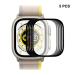 適用於 Apple Watch Ultra 1 / 2 / 3 49mm ENKAY 9H 全覆蓋鋼化玻璃錶膜，1 件裝，2 件裝，5 件裝，10 件裝