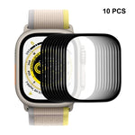 適用於 Apple Watch Ultra 1 / 2 / 3 49mm ENKAY 9H 全覆蓋鋼化玻璃錶膜，1 件裝，2 件裝，5 件裝，10 件裝