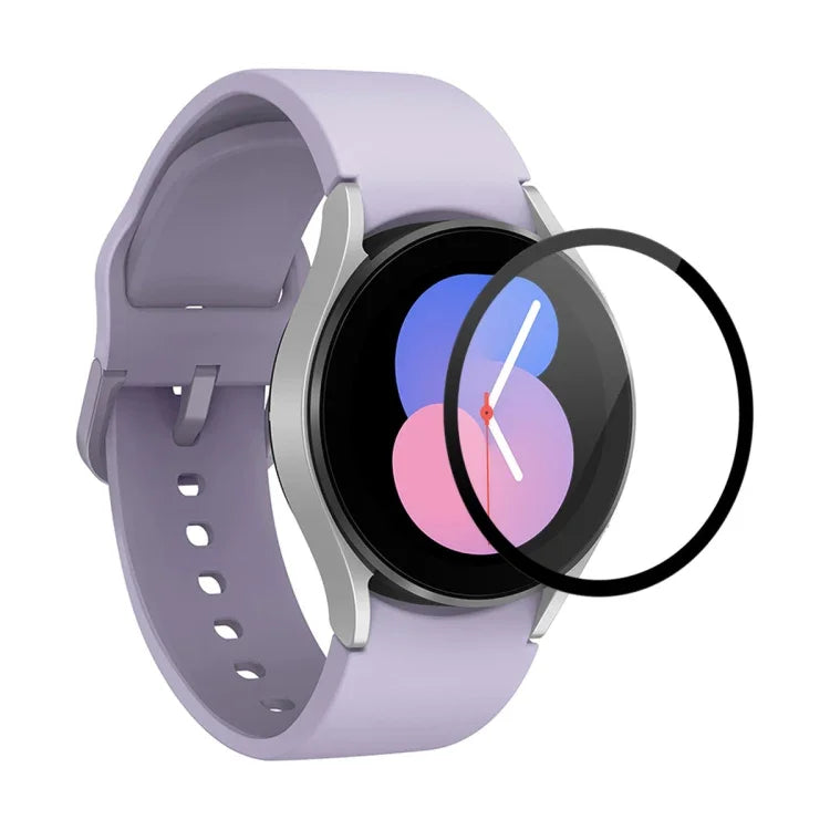 適用於 Samsung Galaxy Watch5 40mm ENKAY 9H 全覆蓋鋼化玻璃手錶保護膜，1 片裝，2 片裝，5 片裝，10 片裝