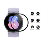 適用於 Samsung Galaxy Watch5 40mm ENKAY 9H 全覆蓋鋼化玻璃手錶保護膜，1 片裝，2 片裝，5 片裝，10 片裝