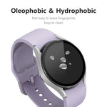 適用於 Samsung Galaxy Watch5 40mm ENKAY 9H 全覆蓋鋼化玻璃手錶保護膜，1 片裝，2 片裝，5 片裝，10 片裝