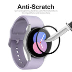 適用於 Samsung Galaxy Watch5 40mm ENKAY 9H 全覆蓋鋼化玻璃手錶保護膜，1 片裝，2 片裝，5 片裝，10 片裝