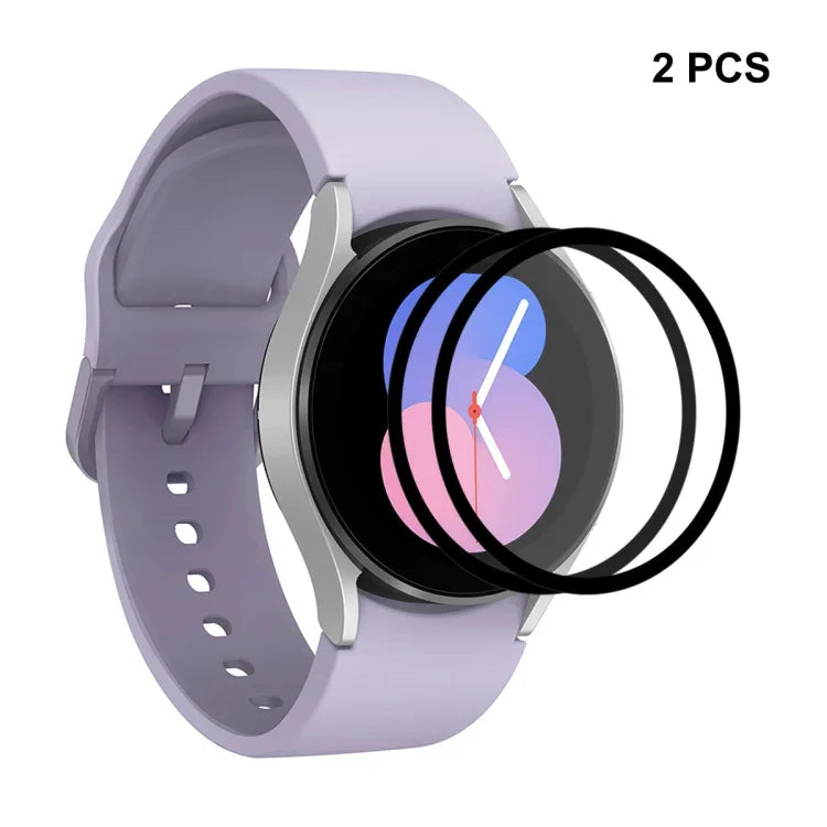 適用於 Samsung Galaxy Watch5 40mm ENKAY 9H 全覆蓋鋼化玻璃手錶保護膜，1 片裝，2 片裝，5 片裝，10 片裝