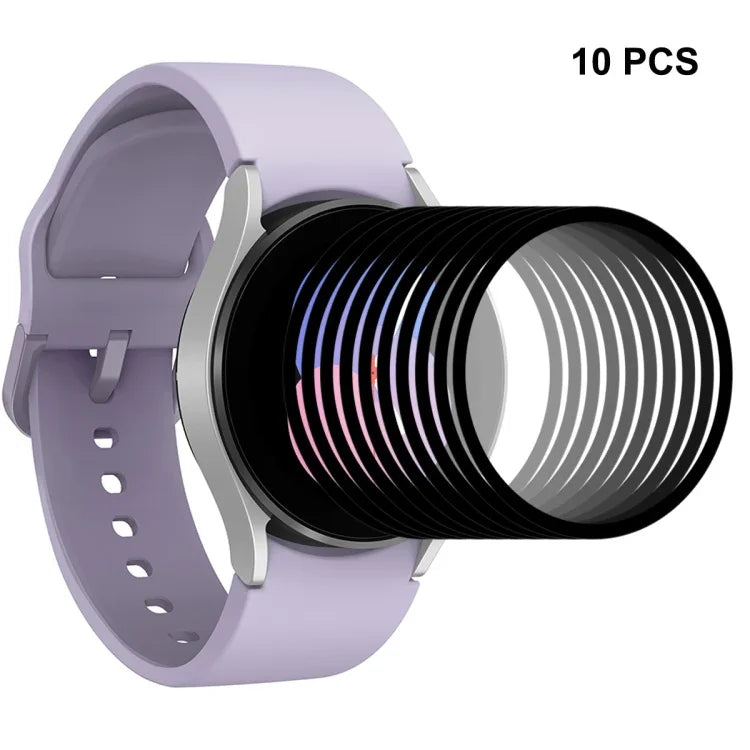 適用於 Samsung Galaxy Watch5 40mm ENKAY 9H 全覆蓋鋼化玻璃手錶保護膜，1 片裝，2 片裝，5 片裝，10 片裝