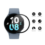 適用於 Samsung Galaxy Watch5 44mm ENKAY 9H 全覆蓋鋼化玻璃手錶保護膜，1 片裝，2 片裝，5 片裝，10 片裝