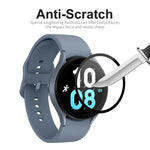 適用於 Samsung Galaxy Watch5 44mm ENKAY 9H 全覆蓋鋼化玻璃手錶保護膜，1 片裝，2 片裝，5 片裝，10 片裝
