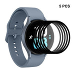 適用於 Samsung Galaxy Watch5 44mm ENKAY 9H 全覆蓋鋼化玻璃手錶保護膜，1 片裝，2 片裝，5 片裝，10 片裝