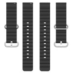 22mm 海洋風矽膠純色錶帶，適用於 Samsung Galaxy Watch3 45mm，適用於 Samsung Galaxy Watch 46mm，適用於 Samsung Gear S3 Classic，適用於 Samsung Gear S3 Frontier