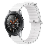 22mm 海洋風矽膠純色錶帶，適用於 Samsung Galaxy Watch3 45mm，適用於 Samsung Galaxy Watch 46mm，適用於 Samsung Gear S3 Classic，適用於 Samsung Gear S3 Frontier