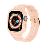 適用於 Apple Watch Ultra 3 / 2 / 1 49mm JUNSUNMAY 一體成型 TPU 保護殼可調節彈性錶帶