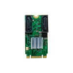 ST551 6Gbps PCIe B+M鍵轉2埠SATA 3.0卡，M.2轉雙SATA轉接器，ST551