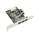 ST23 PCI Express 3埠Firewire 1394B & 1394A PCIe 1.1 x1卡，ST23