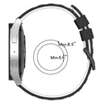 20mm 雙色多孔矽膠錶帶，適用於 Samsung Galaxy Watch Active2 44mm，適用於 Samsung Galaxy Watch 42mm