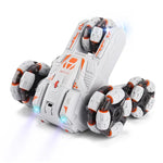 MoFun 五輪特技車 360 度擺臂 2.4G 多功能遙控車，單控、雙控
