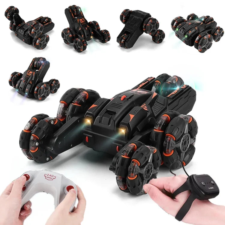 MoFun 五輪特技車 360 度擺臂 2.4G 多功能遙控車，單控、雙控