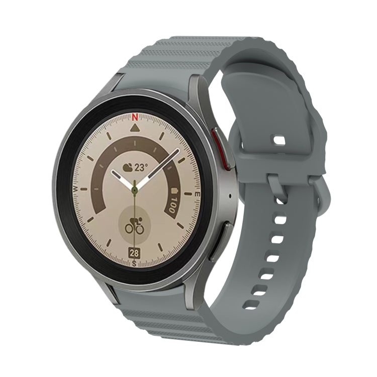 波浪點狀純色扣環矽膠錶帶，適用於 Samsung Galaxy Watch 5 / 5 Pro，Samsung Galaxy Watch 4