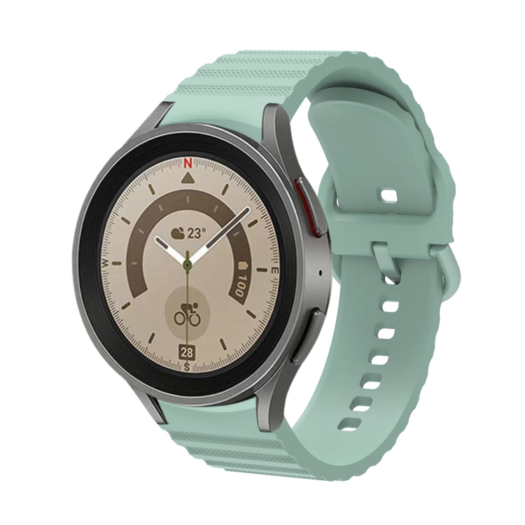 波浪點狀純色扣環矽膠錶帶，適用於 Samsung Galaxy Watch 5 / 5 Pro，Samsung Galaxy Watch 4