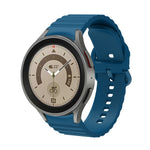 波浪點狀純色扣環矽膠錶帶，適用於 Samsung Galaxy Watch 5 / 5 Pro，Samsung Galaxy Watch 4