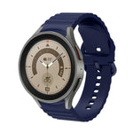波浪點狀純色扣環矽膠錶帶，適用於 Samsung Galaxy Watch 5 / 5 Pro，Samsung Galaxy Watch 4