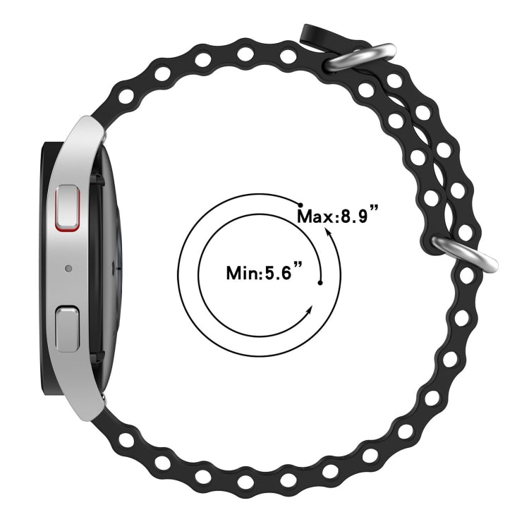 Ocean Style Solid Color Silicone Watch Band, For Amazfit GTR 4 22mm, For Amazfit GTS 4 Mini 20mm