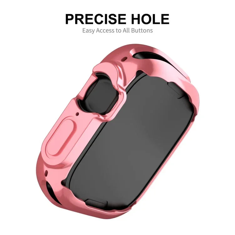 適用於 Apple Watch Ultra 3 / 2 / 1 49mm ENKAY 全覆蓋電鍍軟 TPU 保護殼附螢幕保護膜