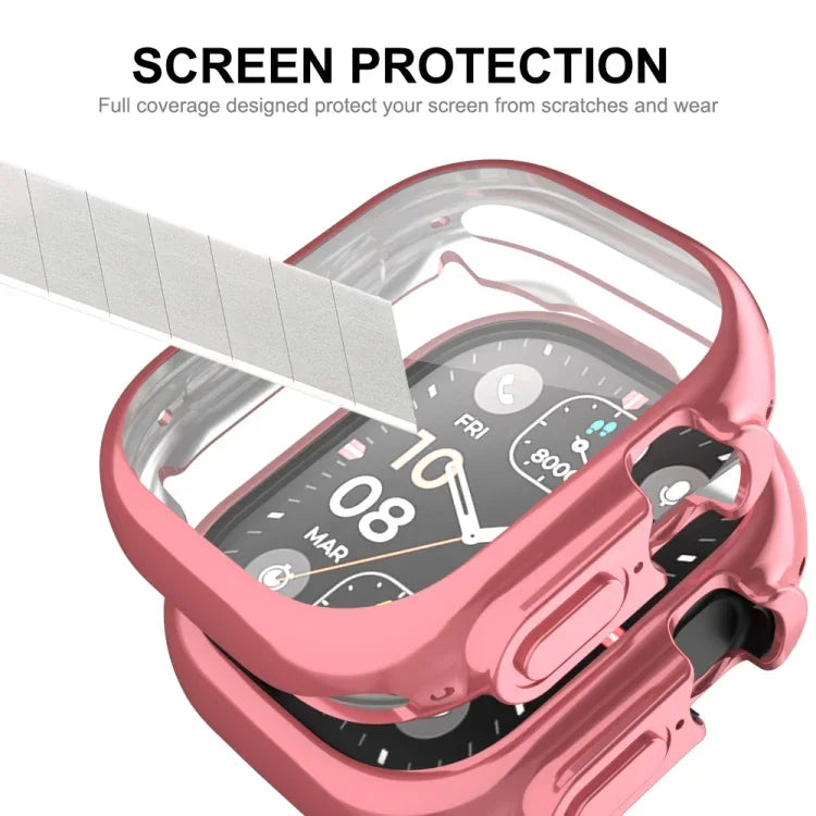 適用於 Apple Watch Ultra 3 / 2 / 1 49mm ENKAY 全覆蓋電鍍軟 TPU 保護殼附螢幕保護膜