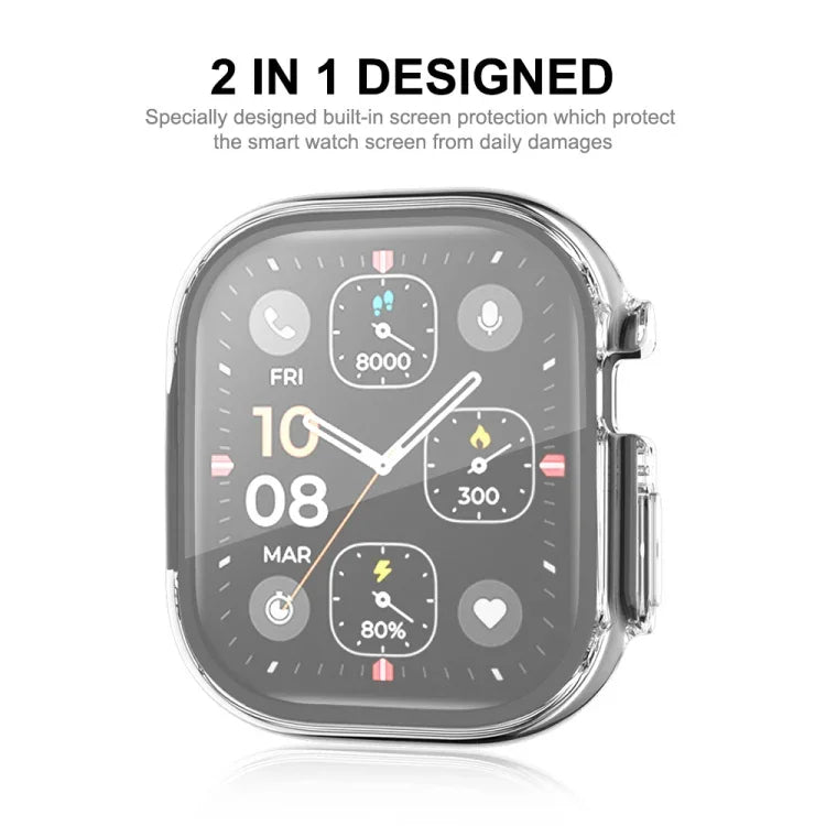 適用於 Apple Watch Ultra / Ultra 2 49mm ENKAY 全覆蓋透明軟 TPU 保護殼附螢幕保護膜