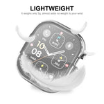 適用於 Apple Watch Ultra / Ultra 2 49mm ENKAY 全覆蓋透明軟 TPU 保護殼附螢幕保護膜