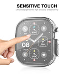 適用於 Apple Watch Ultra / Ultra 2 49mm ENKAY 全覆蓋透明軟 TPU 保護殼附螢幕保護膜