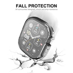 適用於 Apple Watch Ultra / Ultra 2 49mm ENKAY 全覆蓋透明軟 TPU 保護殼附螢幕保護膜