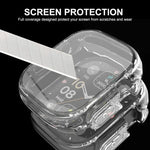 適用於 Apple Watch Ultra / Ultra 2 49mm ENKAY 全覆蓋透明軟 TPU 保護殼附螢幕保護膜