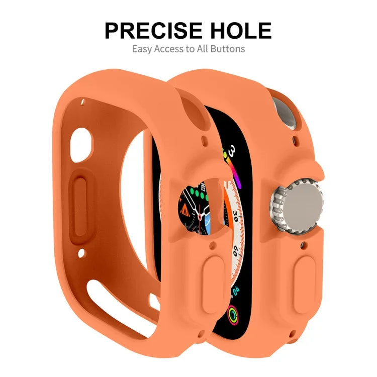 適用於 Apple Watch Ultra 3 / 2 / 1 49mm ENKAY 素色保護軟 TPU 框架保護殼